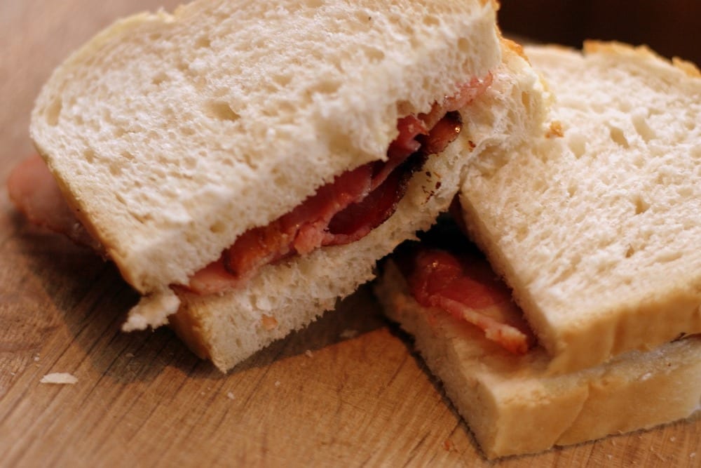 Bacon Sandwich Low FODMAP